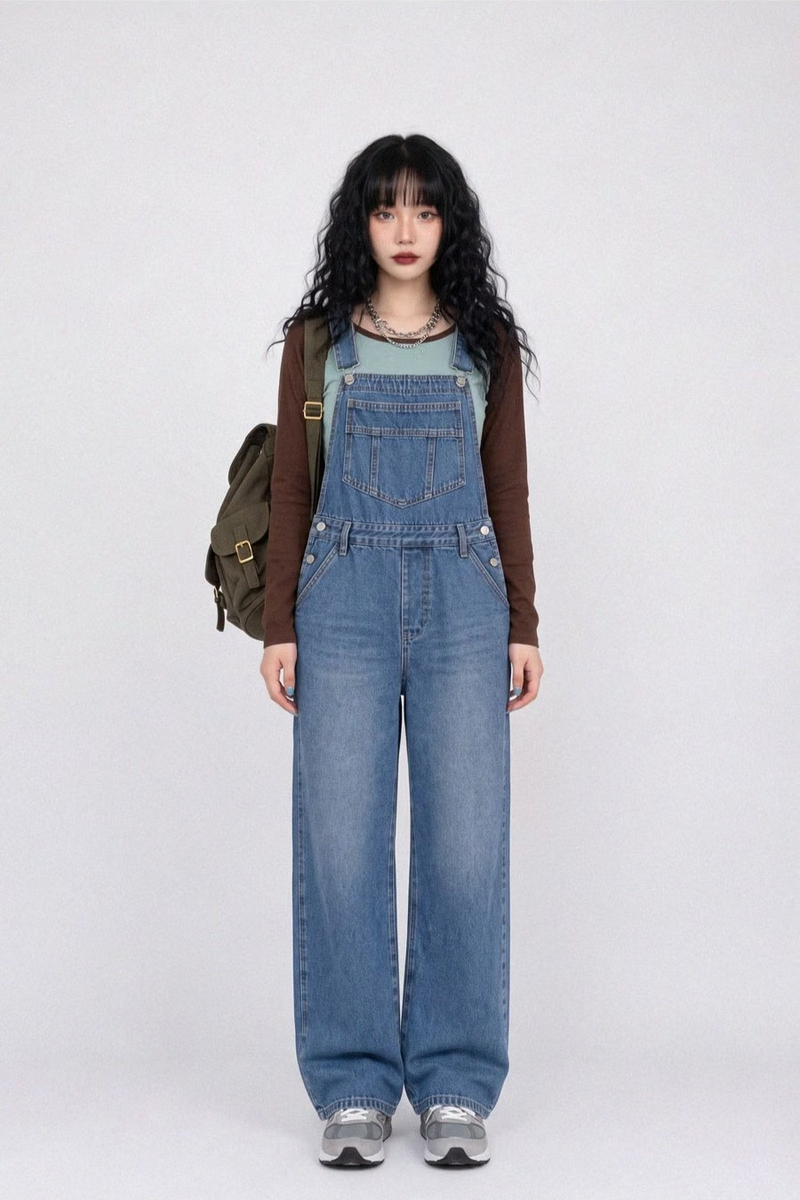 DOWNTOWN DENIM OVERALLS