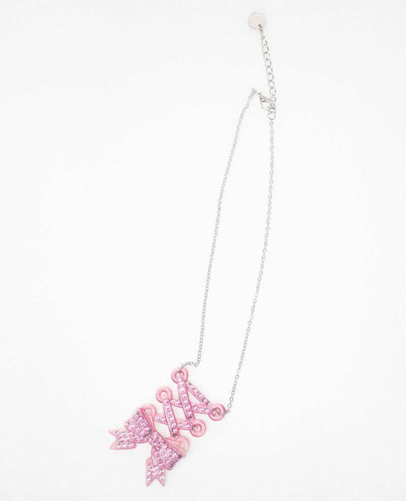Eyelet Lace-up Necklace