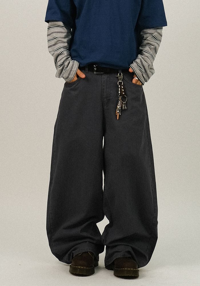 SEMIKAJI（セミカジ）の「GN Curved-Fit Herringbone Pants（Pants）」