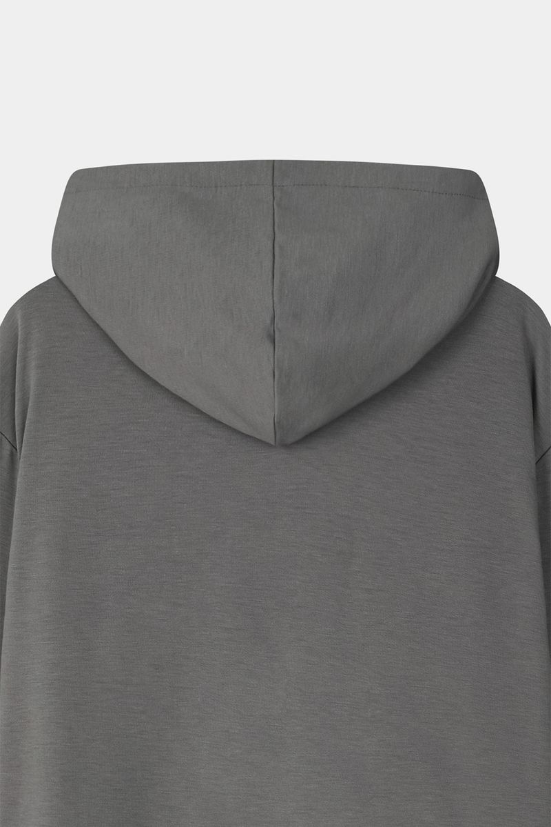 Drape Color Hoodie Zip-up