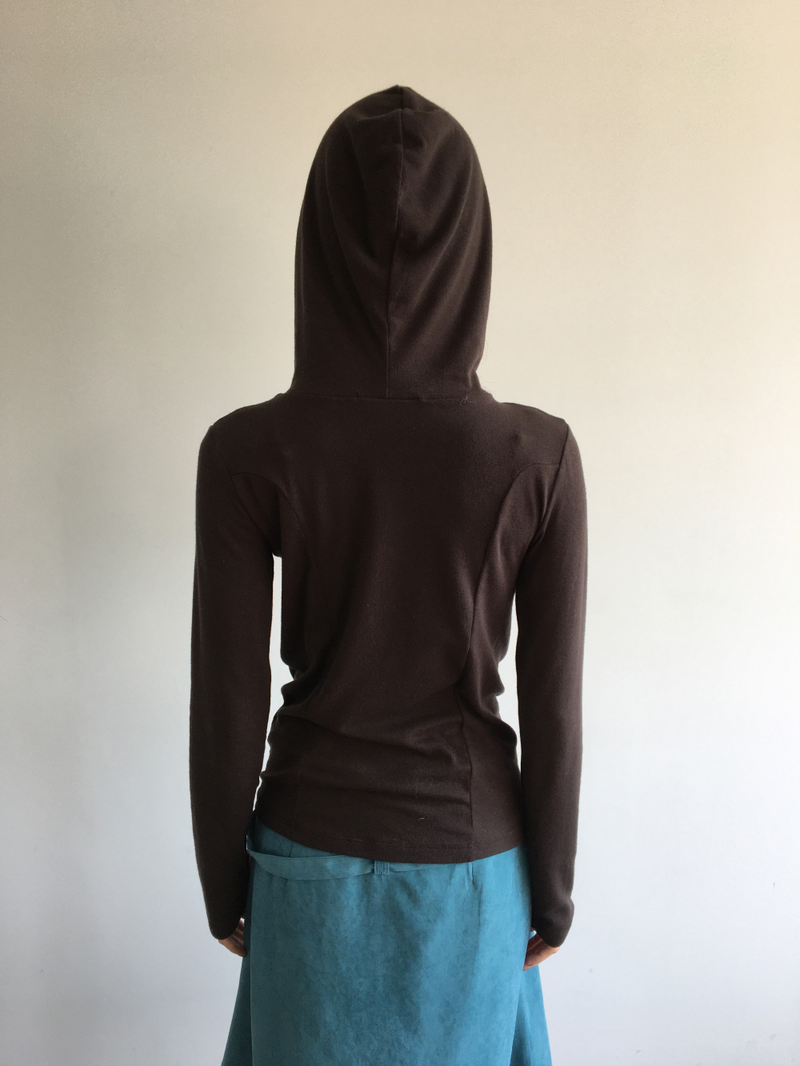 Witty Slim Hooded Long Sleeve (3color)