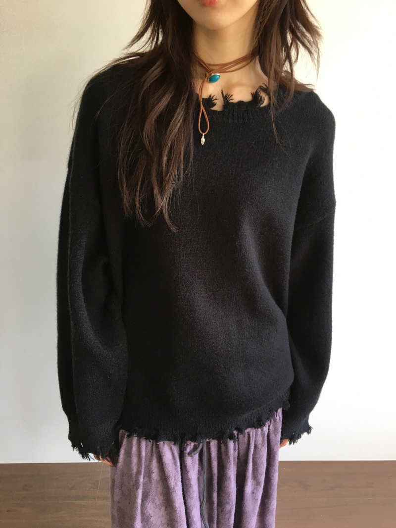 Laru Damage Knit (3color)