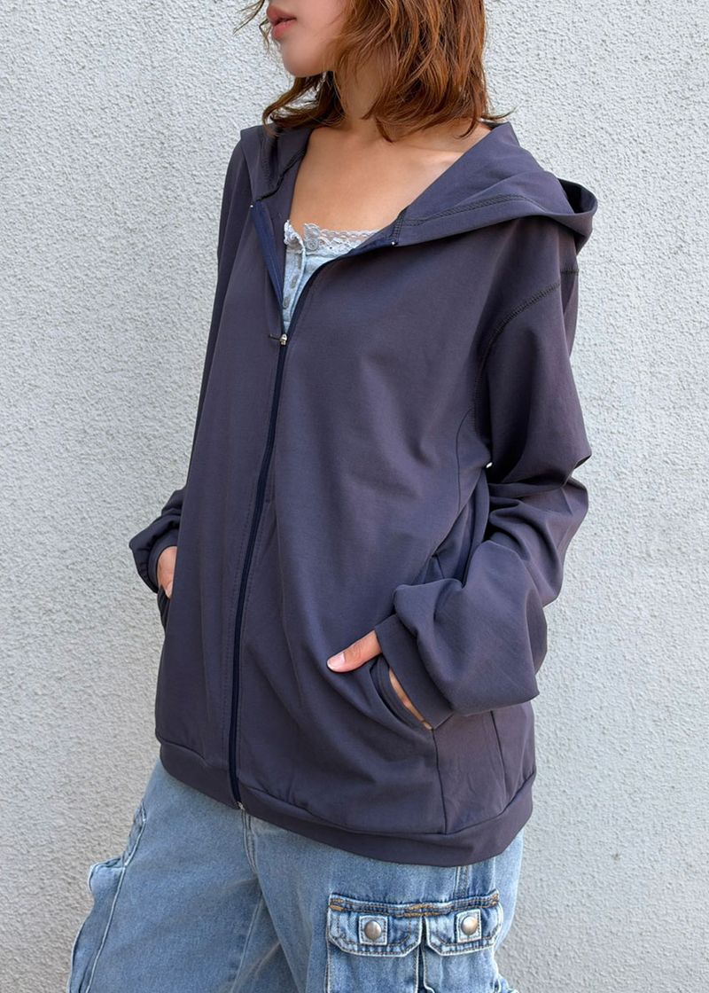 SLEEK HOOD ZIP-UP (3color)