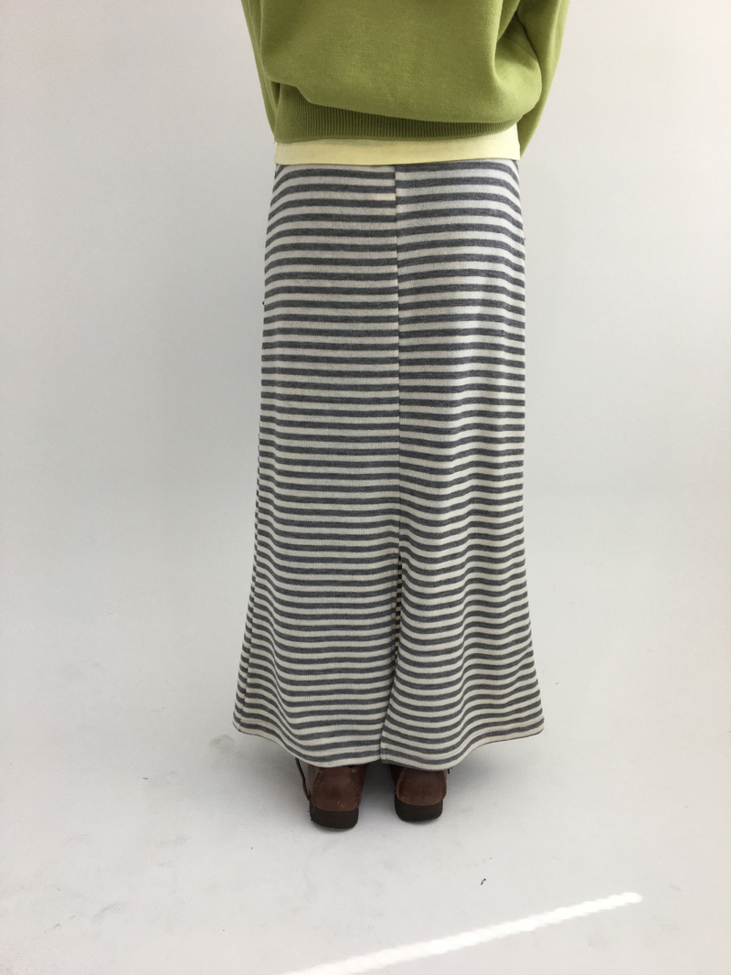 Ready striped long skirt (2color)