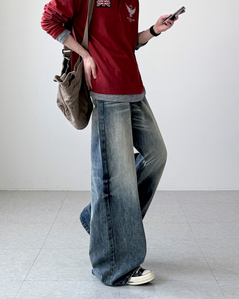 Ernis Washing Wide Denim