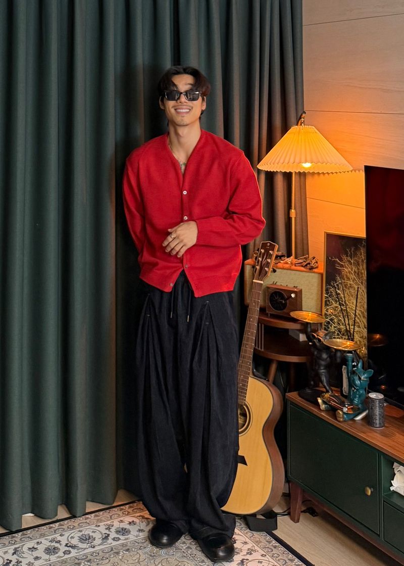 Modal Y-Neck Cardigan 6COLOR