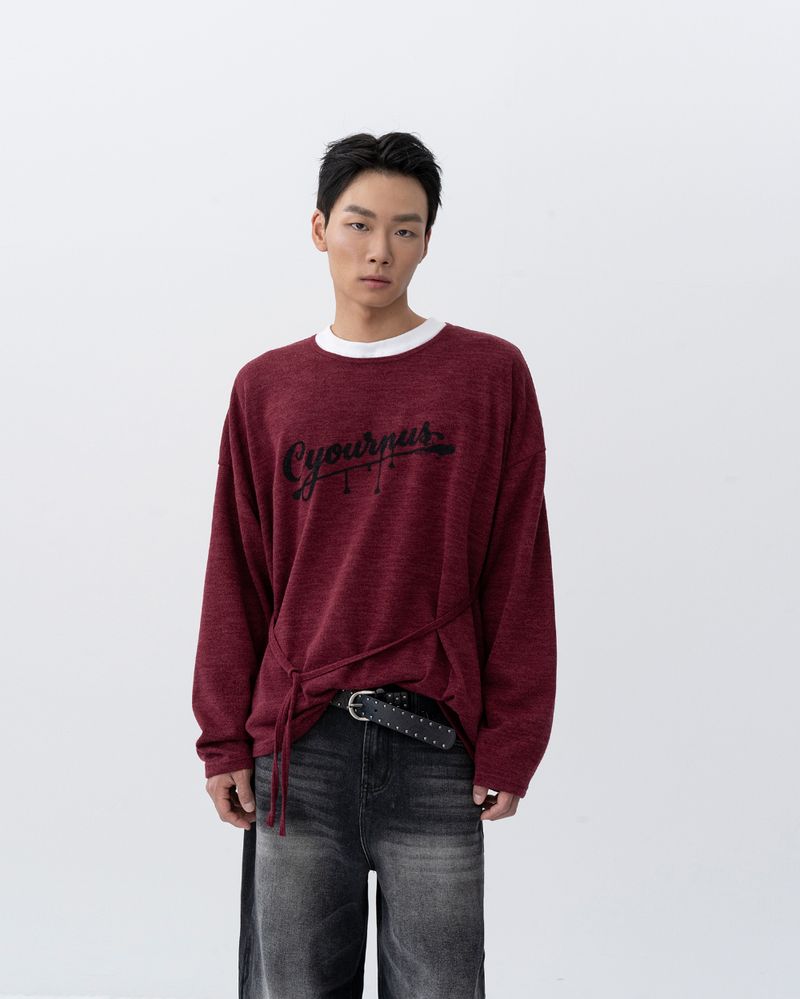 26FW★ Belted Strap Loose Knit