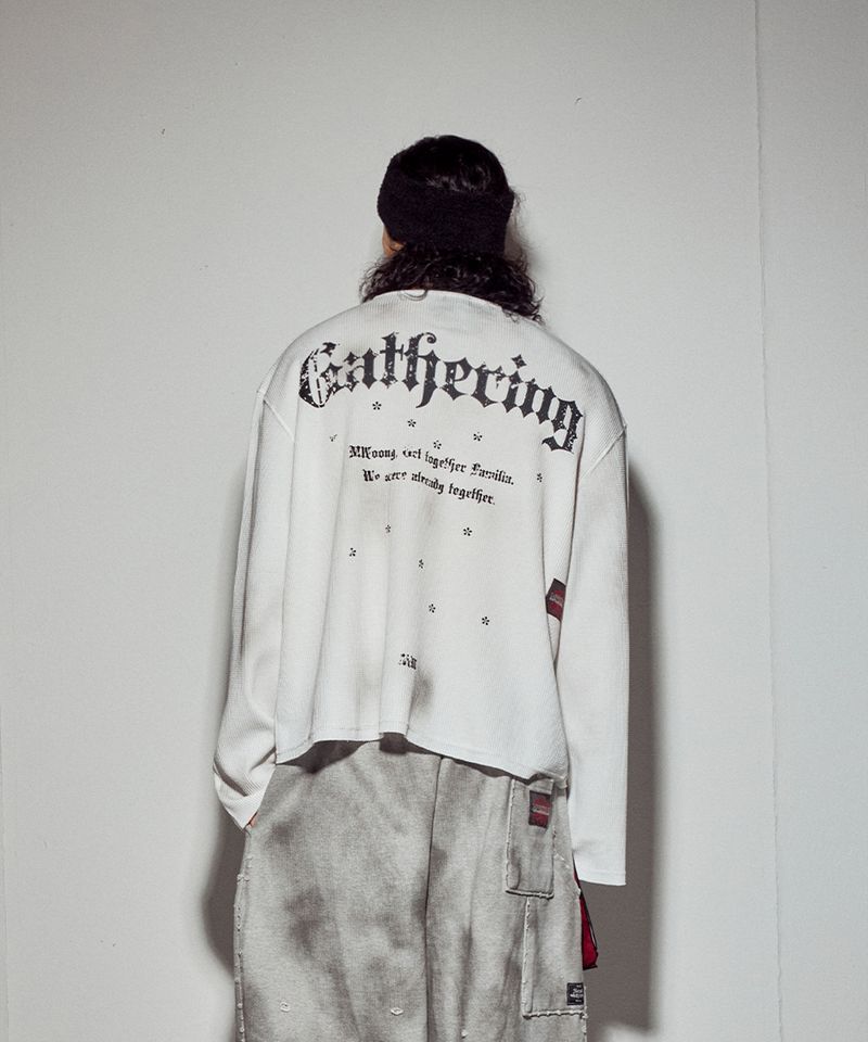 mwoong（モン）の「Gathering heavy waffle LS-IV dirty（Tops）」