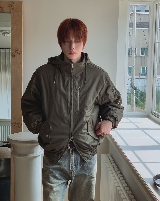 Bern Cotton Crop Zipper Blouson
