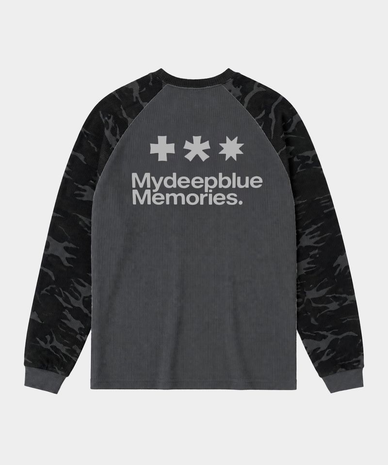 MM LOGO WAFFLE RAGLAN TEE(2 COLORS)