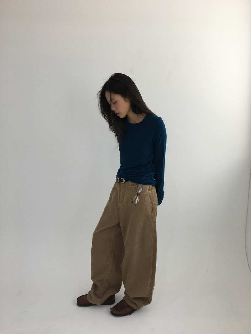 Dea Corduroy Balloon Pants (3color)
