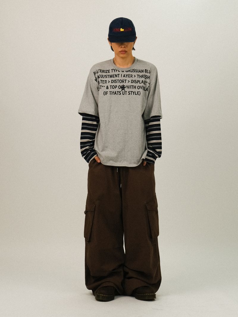 AU Cotton Panel Cargo Pants