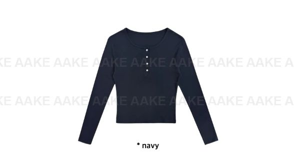 HENLEY BUTTON LONGSLEEVE