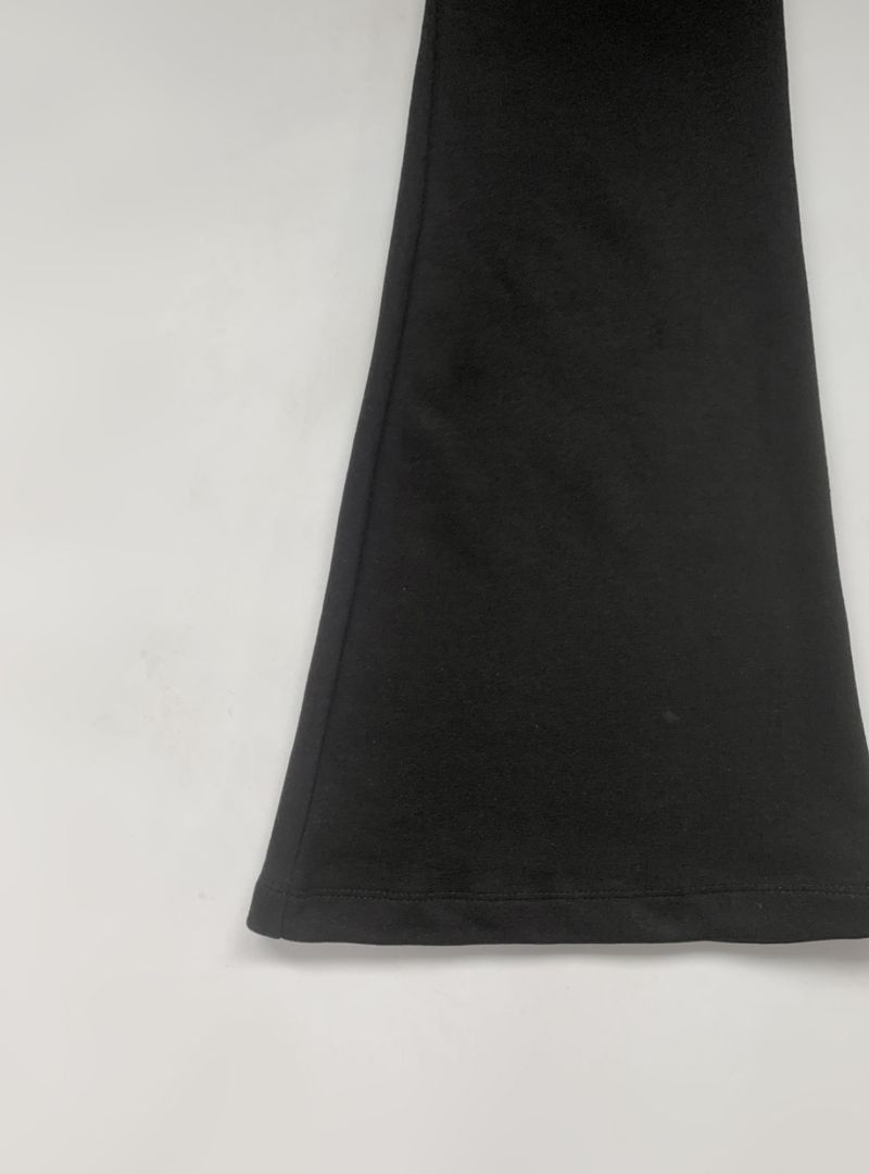 333 y2k cubic training bootcut pants (Black)
