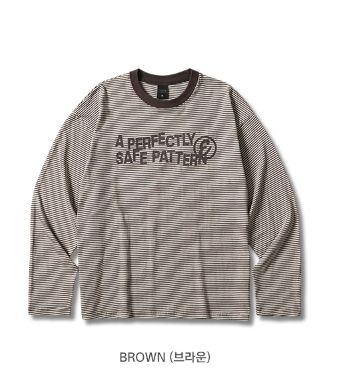 26FW★ Safe Pattern Stripe Long Sleeve-T