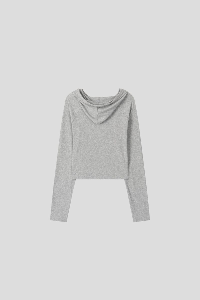 (W) ロジュ フーデッド トップ