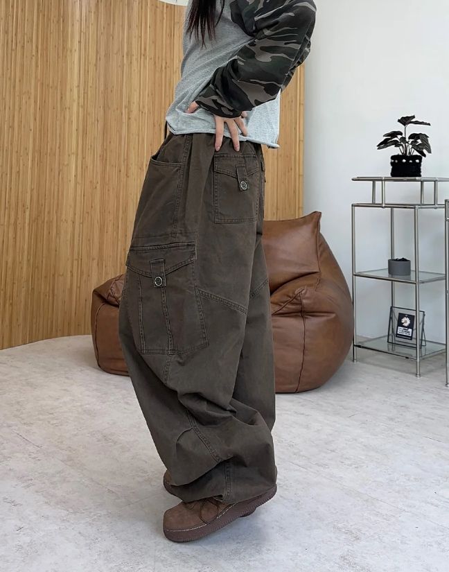 Maydon button pocket cargo pants