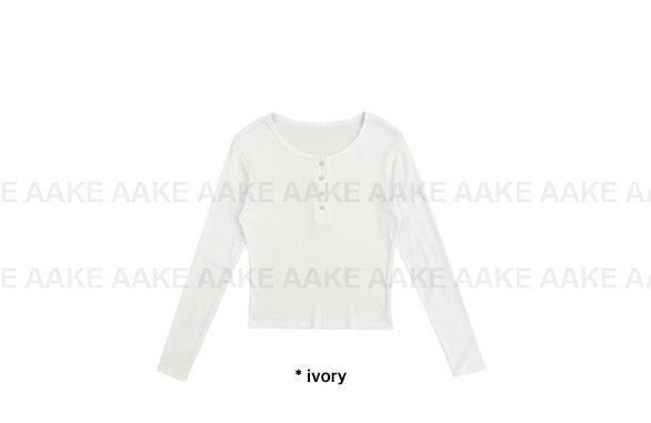 HENLEY BUTTON LONGSLEEVE