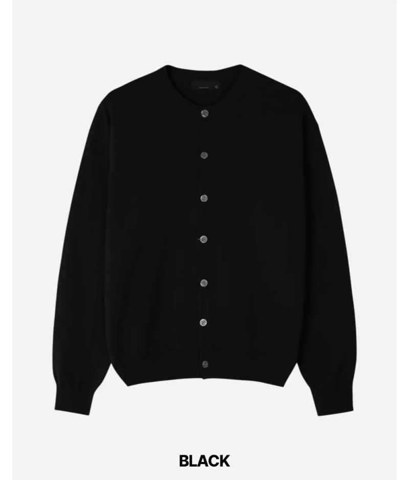 Stand Cropped Knit Cardigan