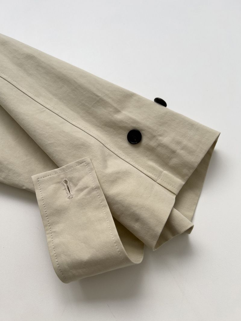 Poppy Belted Half Trench Coat
