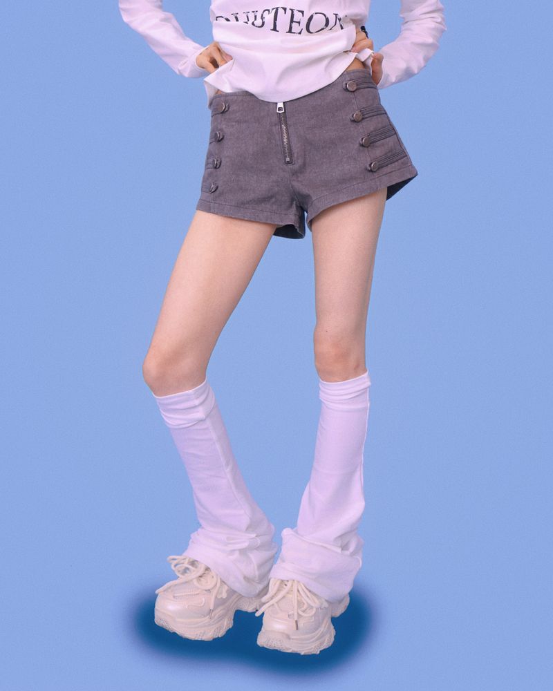 nova napoleon button shorts (2color)