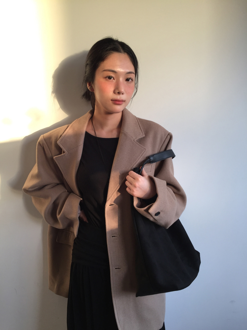 Hobos Suede Shoulder Bag (2color)