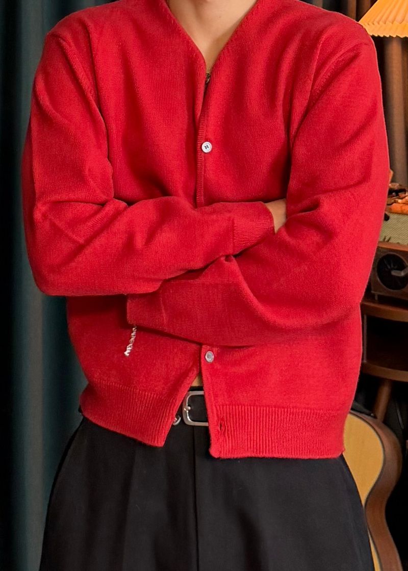 Modal Y-Neck Cardigan 6COLOR