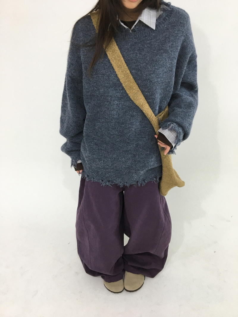 Laru Damage Knit (3color)