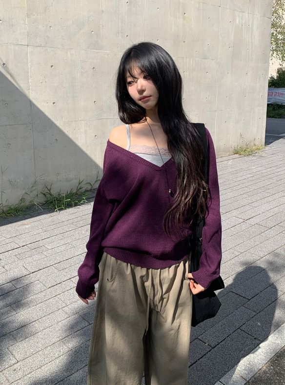 Pju Curved String Wide Banding Pants