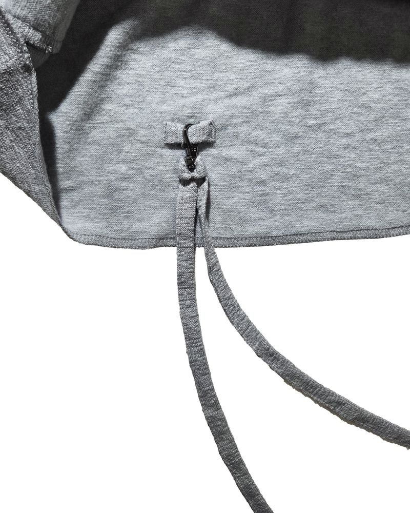 LIGHT HOODIE ZIPUP GRAY