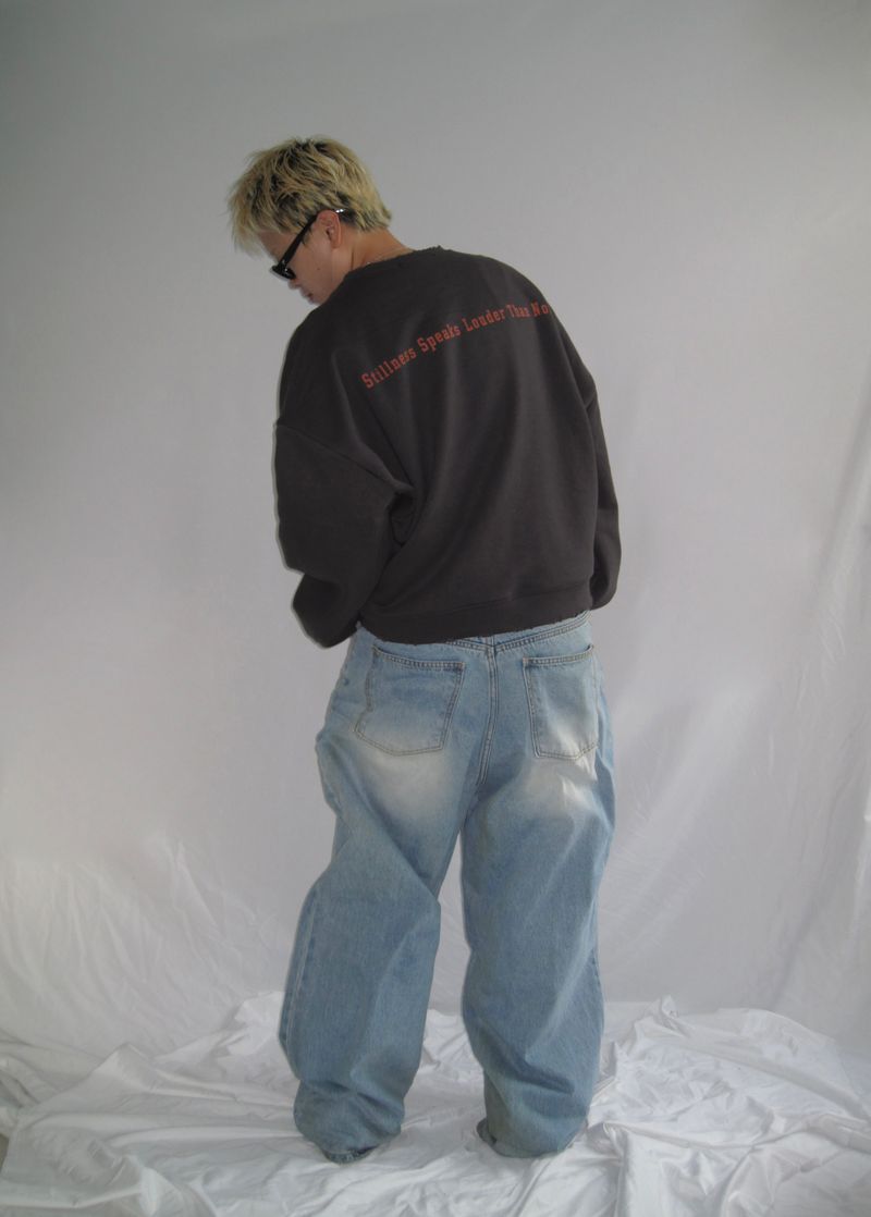 [UNISEX] STO Damage Sweatshirt (2 Colors)
