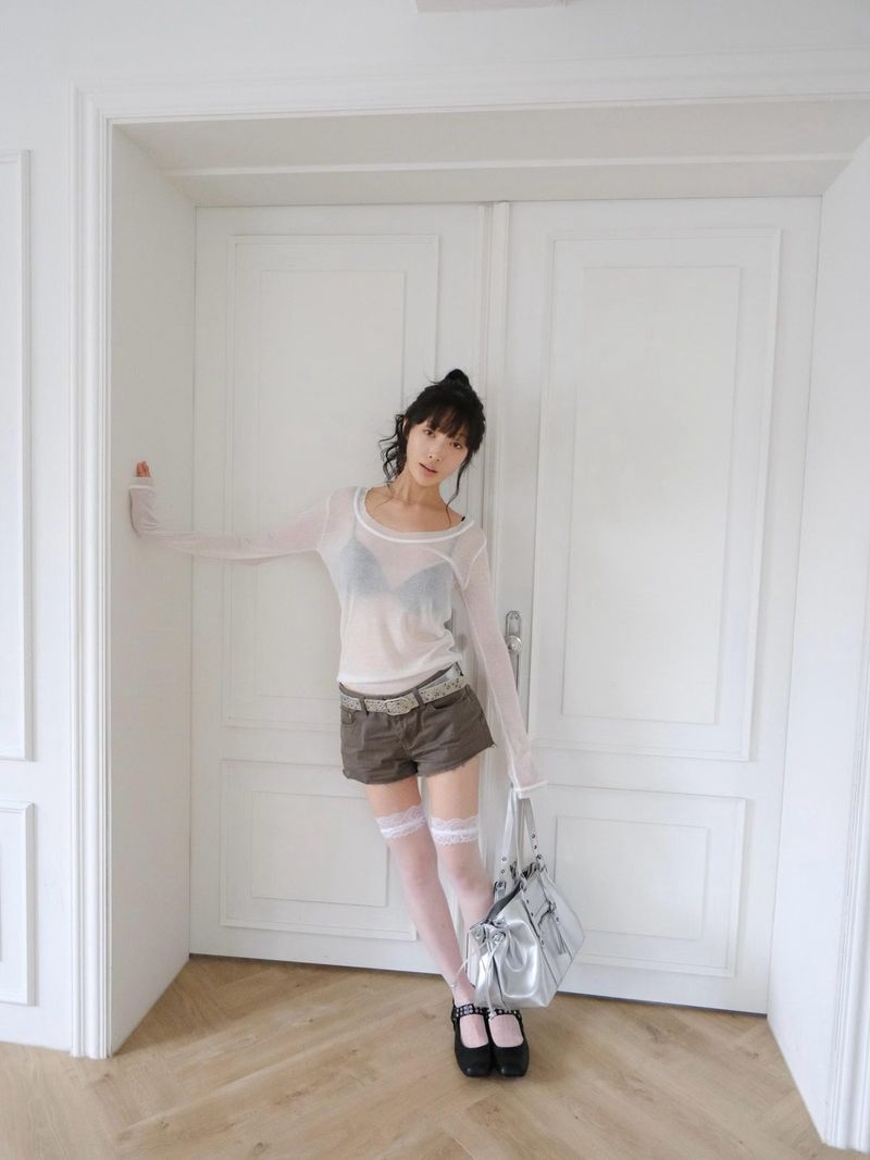 casual leather 2way bag