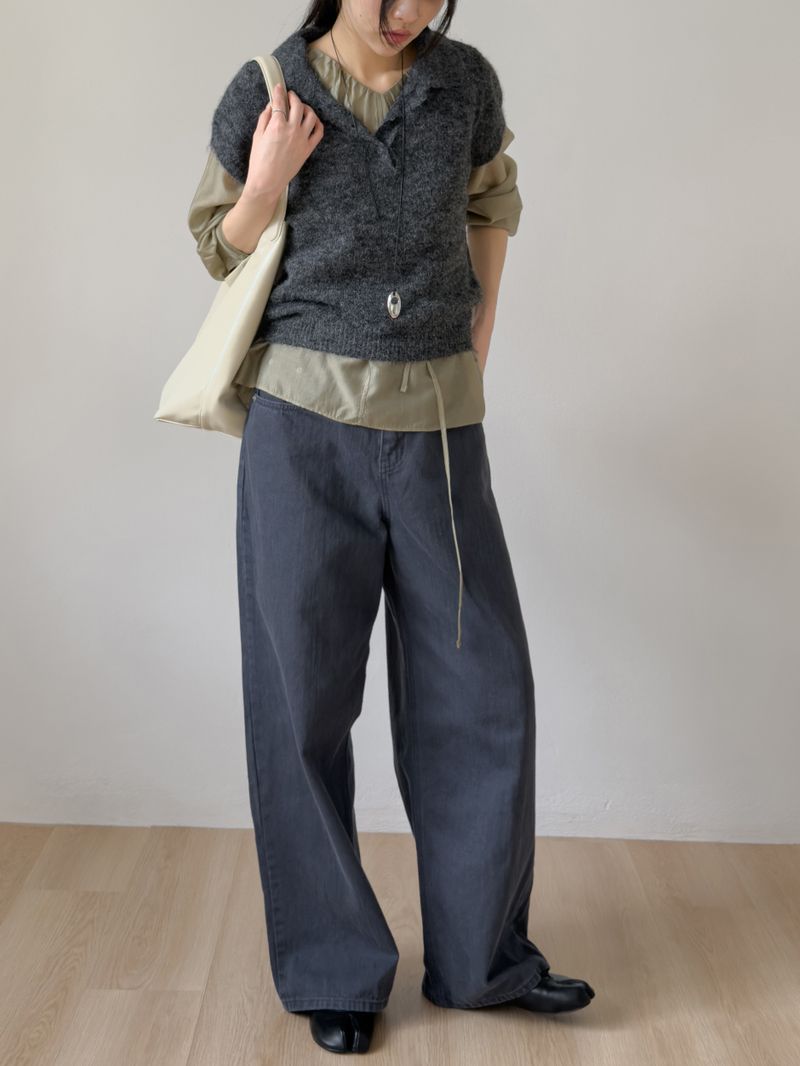 802 Bio Wide Denim Pants