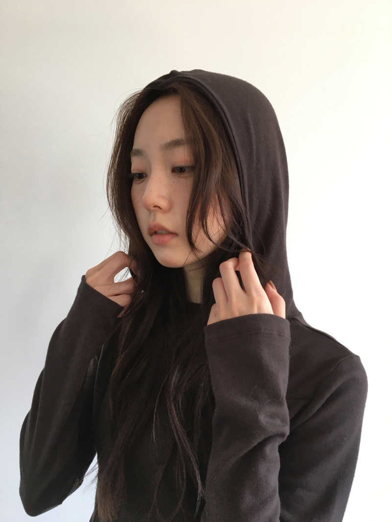 Witty Slim Hooded Long Sleeve (3color)