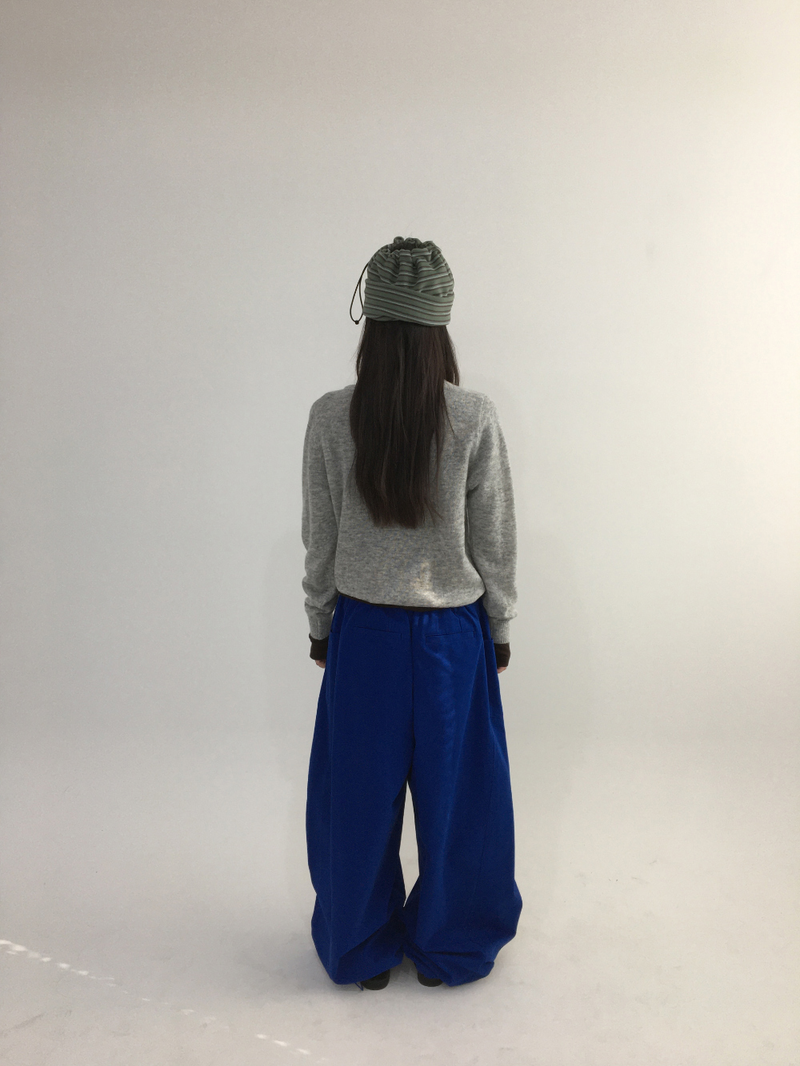 Fmang Mohair Argyle Knit (4color)