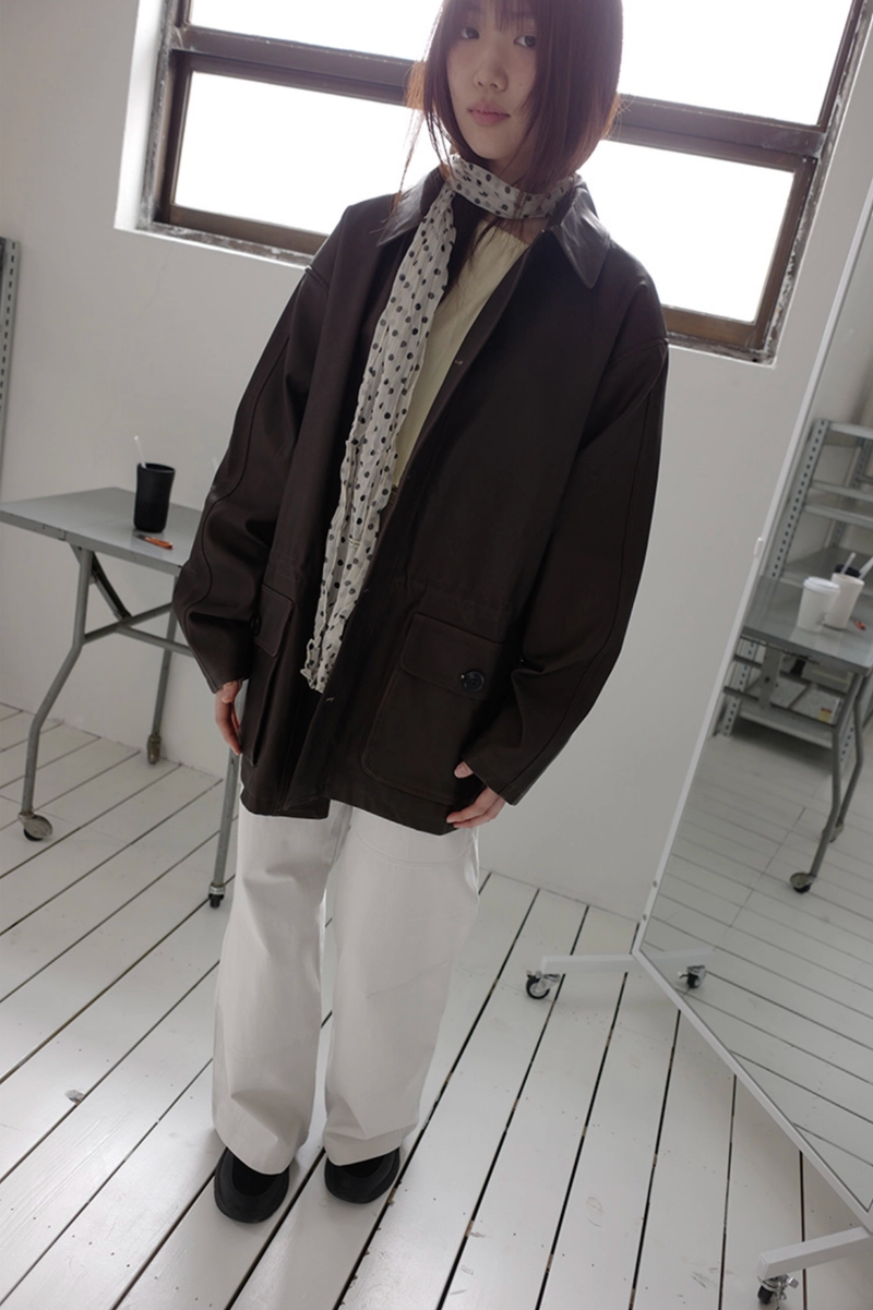 fake leather jacket (2c)