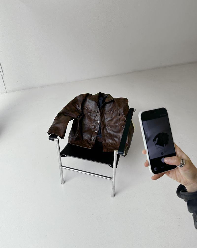 No.1886 W crop leather JK
