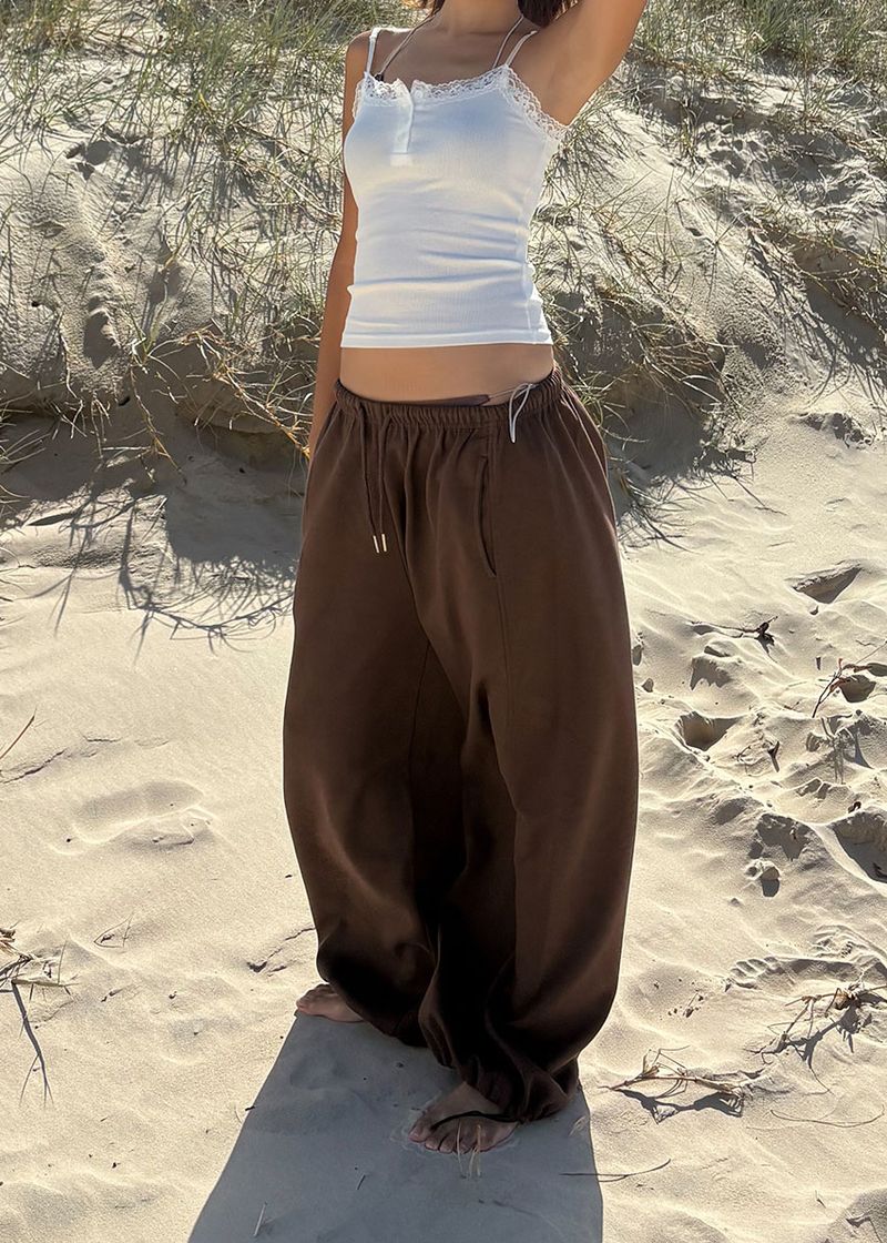 WIDE BALLOON SWEAT PANTS (6color)