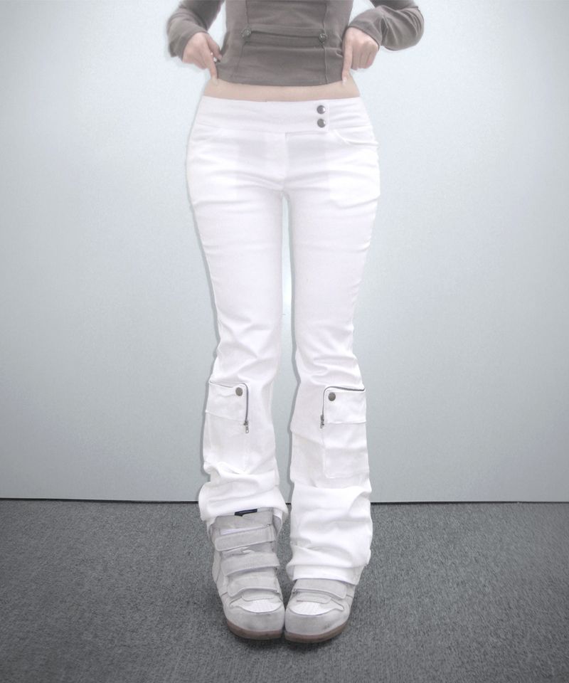 tech pocket low bootscut pt (2colors)