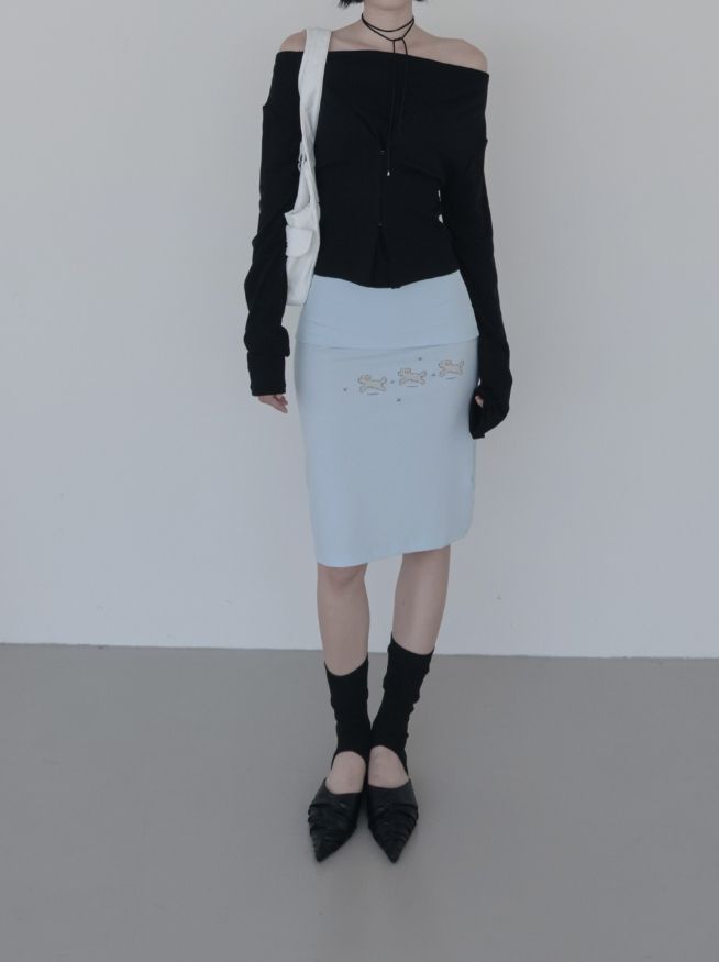 Robe Corset Cowl Off-Tee