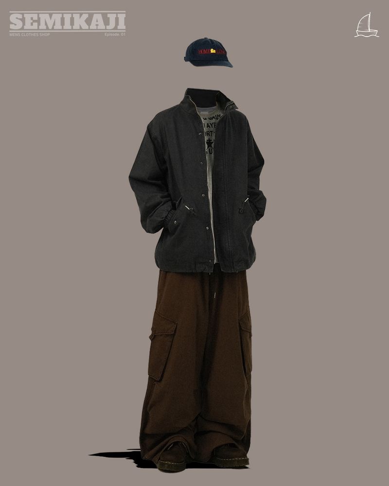 AU Cotton Panel Cargo Pants