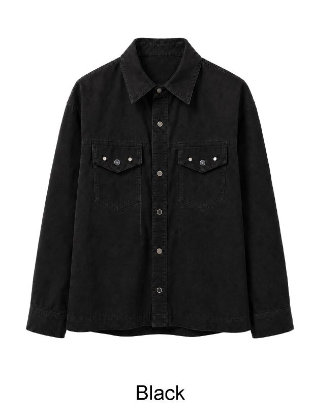 Bedin Stone Washed Western Shirt