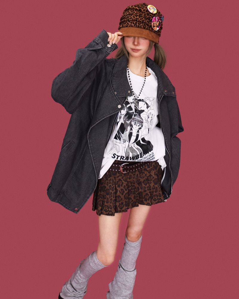 Ooki washing box denim jacket