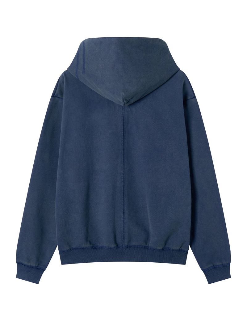 WASHED HOODIE NAVY