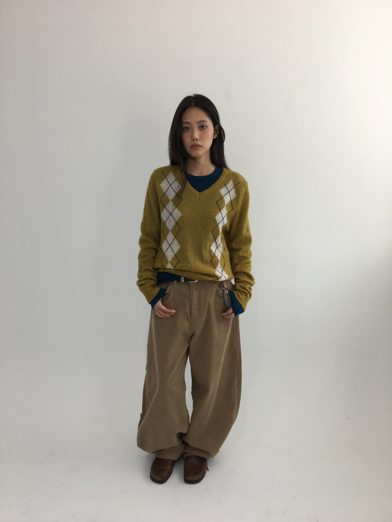 Dea Corduroy Balloon Pants (3color)