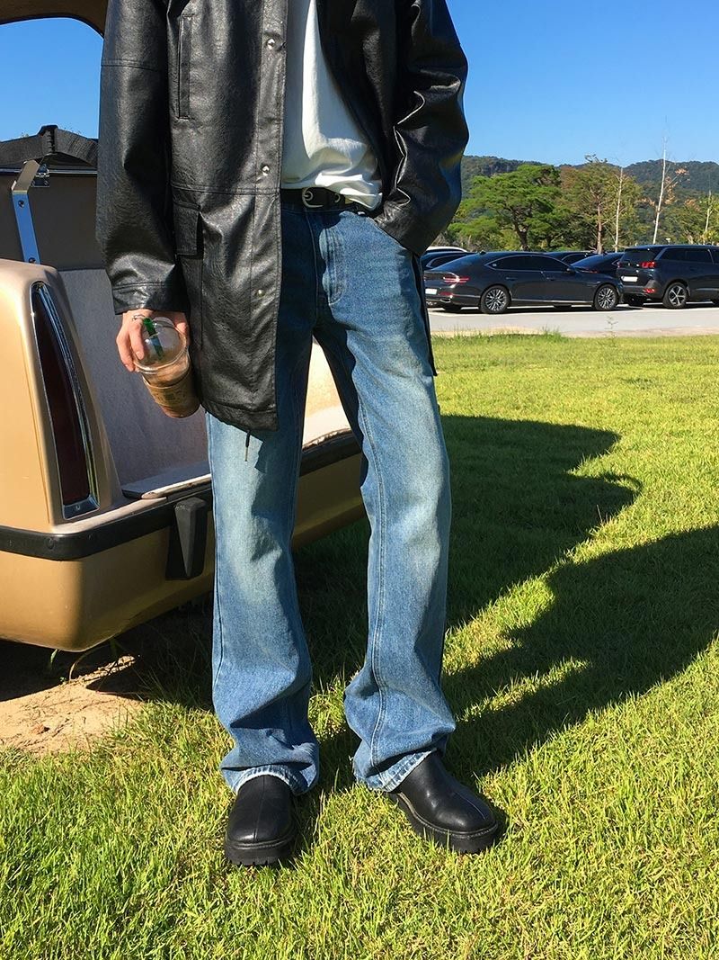 ASCLO Goodbye Flare Denim Pants (2color)