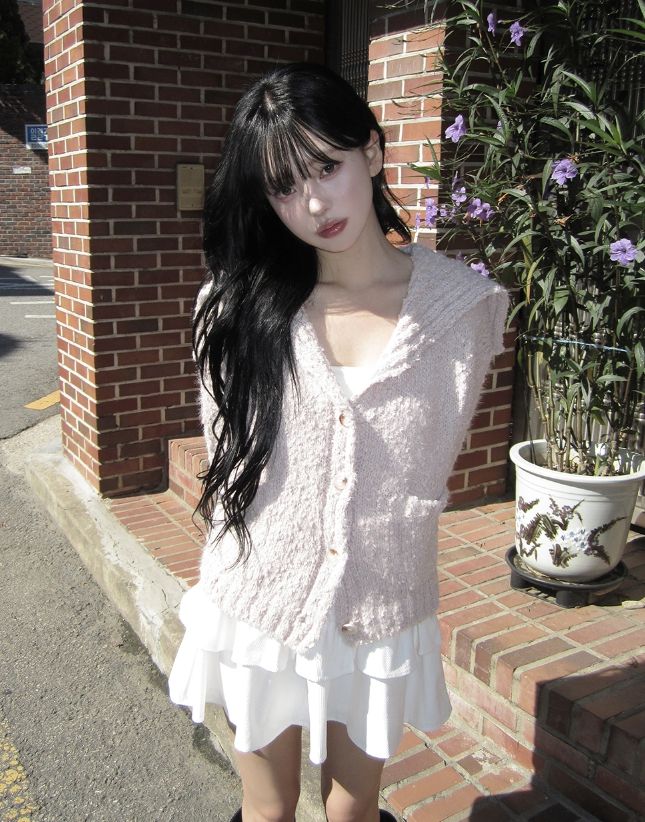 Leev Corduroy Tiered Mini Skirt
