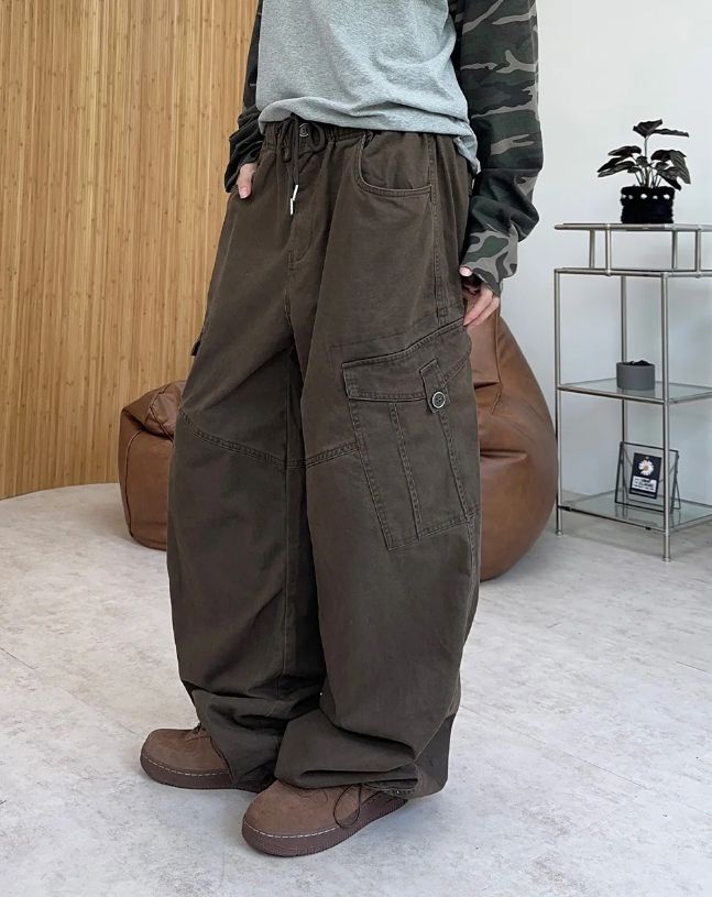 Maydon button pocket cargo pants