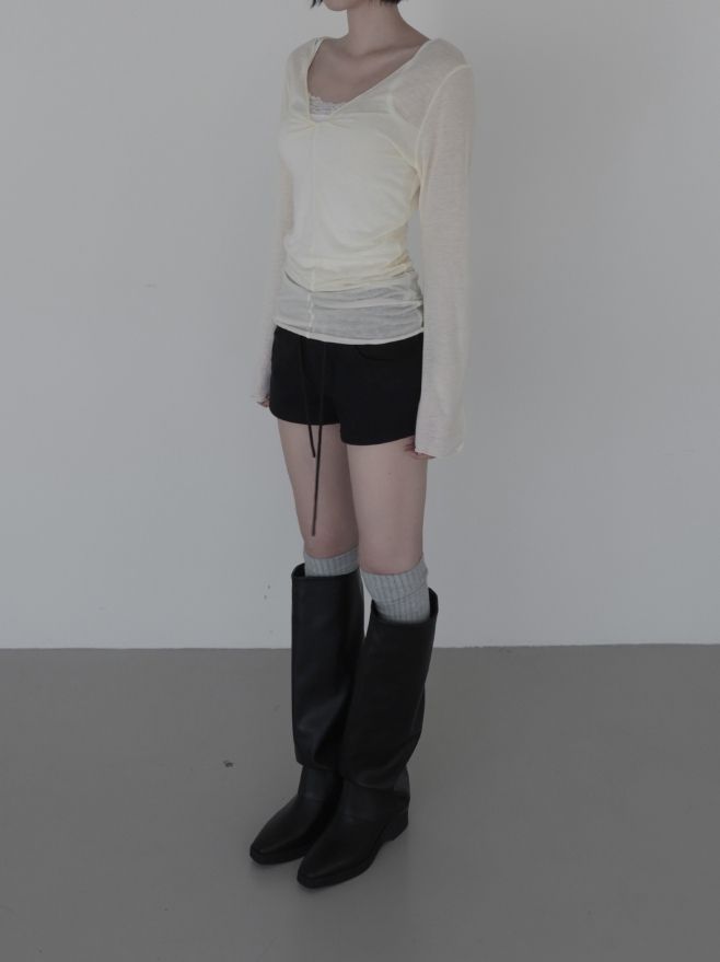 Leue Banding Cotton Shorts