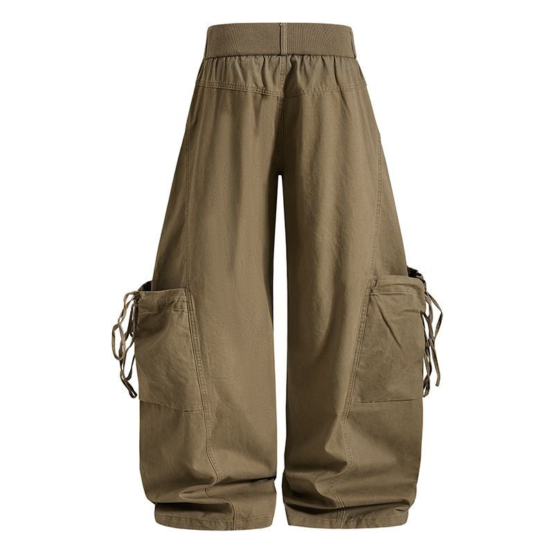 Emily String Cargo Wide Pants